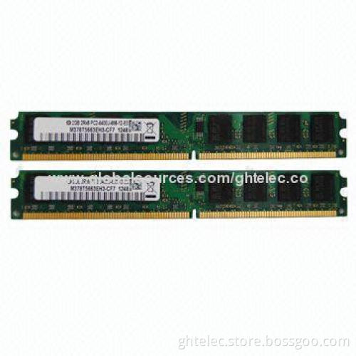 Low-density DDR2 2GB 800MHz RAM Memory, Work with Motherboards, 128MB*8 16c, Lifetime Warranty